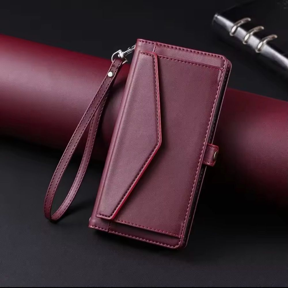 Multifunctional Wallet Case for iPhone 16 Plus with Strap